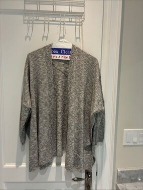 LOFT Cozy Open-Front Sparkly Women's Cardigan Sweater👵MT